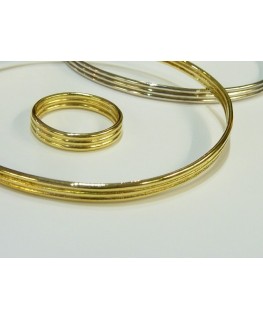 GOLDPLATED SILVER BANGLE