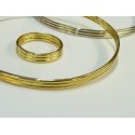 GOLDPLATED SILVER BANGLE