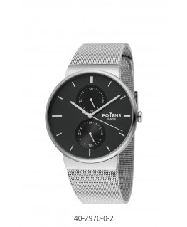 WATCH POTENS WITH MESH STAINLESS STEEL