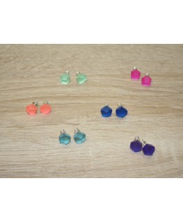 FRUIT BIJOUX COLOUR 10MM EARRINGS