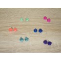 FRUIT BIJOUX COLOUR 10MM EARRINGS