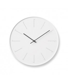 WHITE DIVIDE WALL CLOCK BY LEMNOS