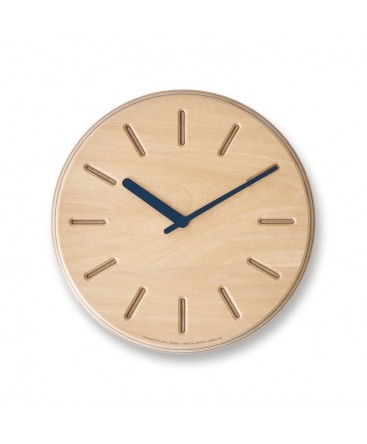 PAPER WOOD WALL CLOCK BY LEMNOS