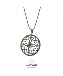 VAPOUR SILVER PENDANT WITH CHAIN