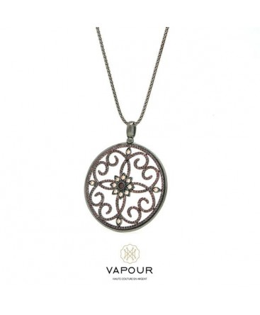 VAPOUR SILVER PENDANT WITH CHAIN