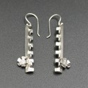 1968 INSPIRATED SILVER EARRINGS