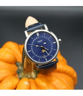Reloj m&m con fase lunar