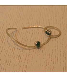 POLSERA ARGENTVIU BRAÇALET RÍGID FORMA ONDULADA