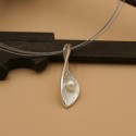 SILVER PENDANT WITH PEARL
