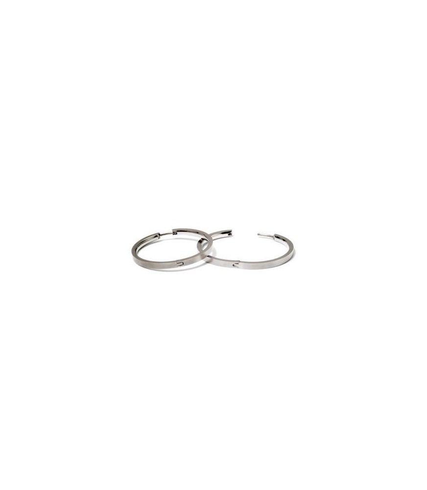 BOCCIA TITAN EARRINGS 40MM