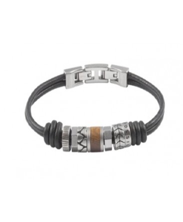 Fossil leather bracelet