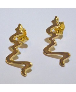 GOLDPLATED SILVER EARRINGS INSPIRED IN TER RIVER