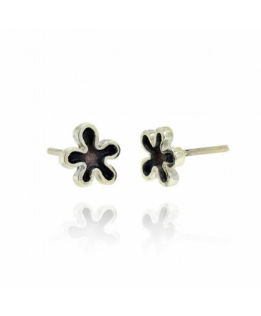 PENDIENTES DE PLATA CON ESMALTE