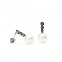 VAPOUR SILVER EARRINGS WITH STONES