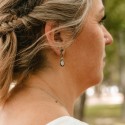 VAPOUR SILVER EARRINGS WITH STONES