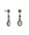 VAPOUR SILVER EARRINGS WITH STONES