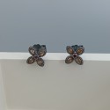 PENDIENTES VAPOUR DE PLATA CON PIEDRAS