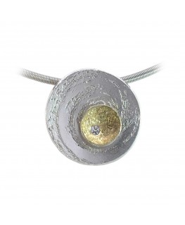 SILVER AND GOLD PENDANT