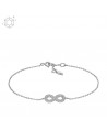 FOSSIL SILVER BRACELET WITH INFINITE