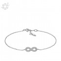 FOSSIL SILVER BRACELET WITH INFINITE