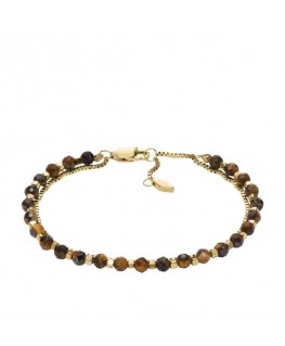 TIGER EYE FOSSIL BRACELET