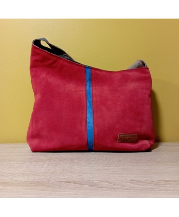 DOUBLE COLOUR LEATHER HANDBAG BY SORUKA