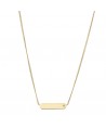 FOSSIL GOLDPLATED STEEL NECKLACE