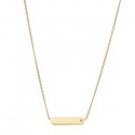 FOSSIL GOLDPLATED STEEL NECKLACE