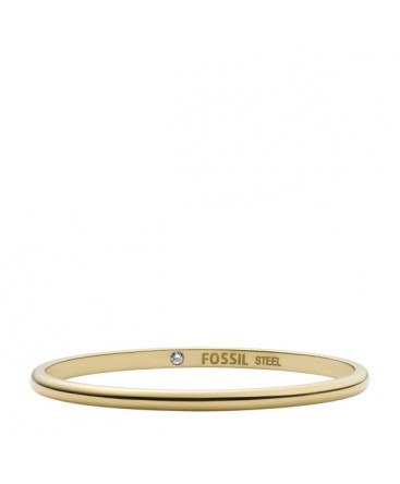 FOSSIL GOLDPLATED STEEL RING