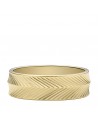 FOSSIL GOLDPLATED STEEL RING