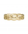 FOSSIL GOLDPLATED STEEL RING