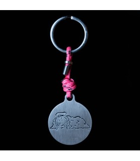 MANLLEU KEY RING WITH IMAGE OF THE TIÓ DE NADAL
